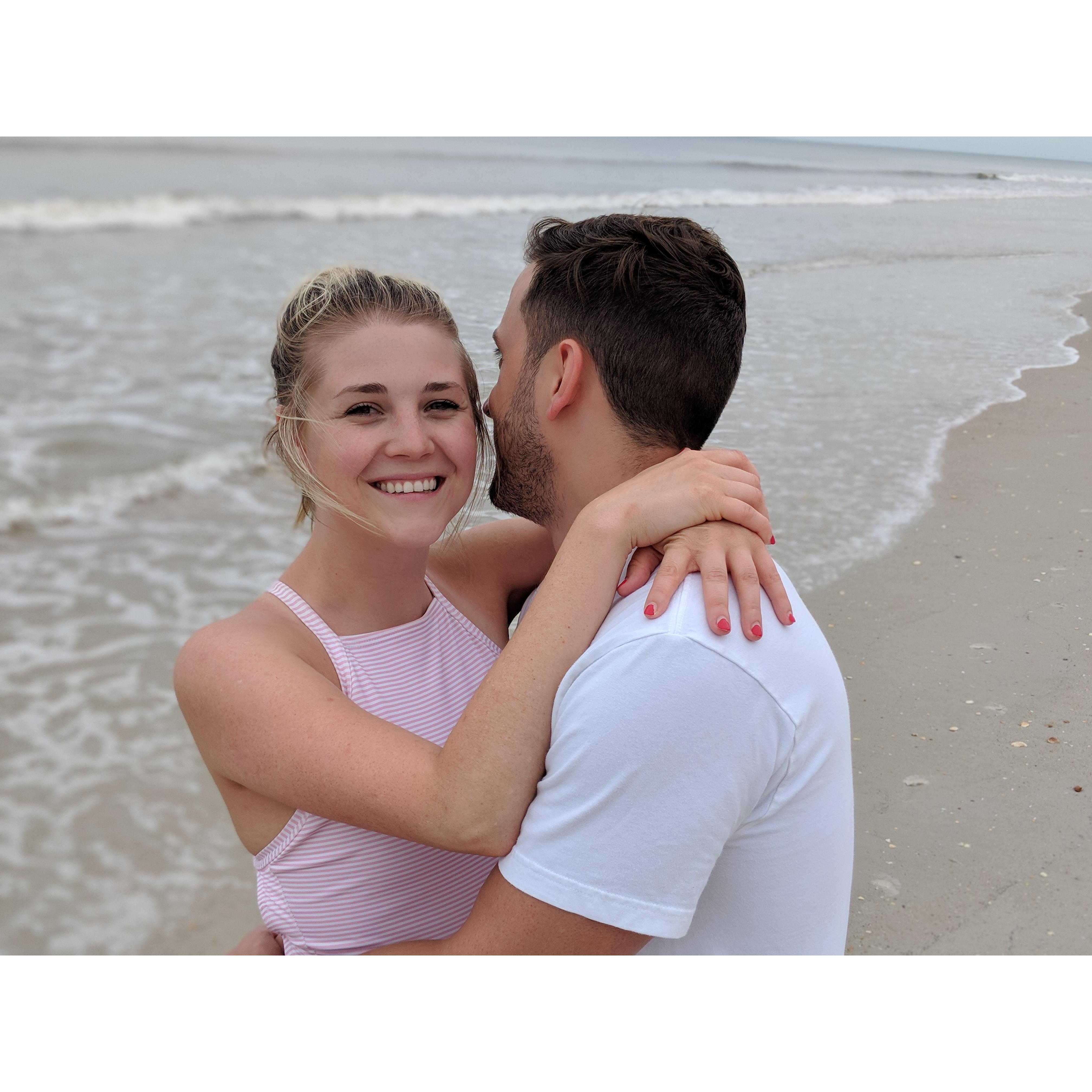 When Kelli's school year ended, she went on the Peterson family trip to Florida. June 2018.