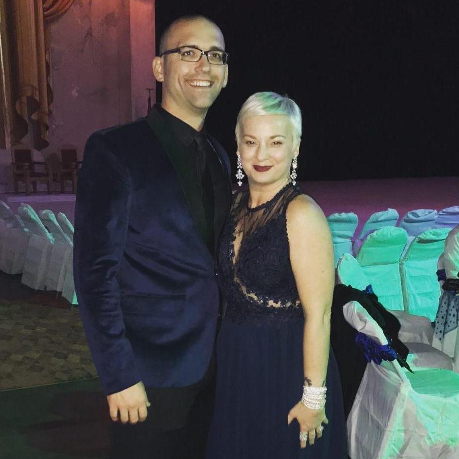 At a Mardi Gras ball...