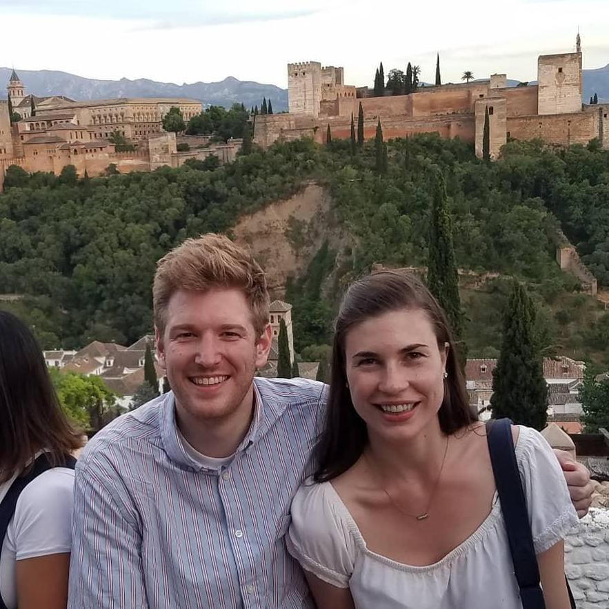 Overlooking the Alhambra in Granada, Spain- May, 2019