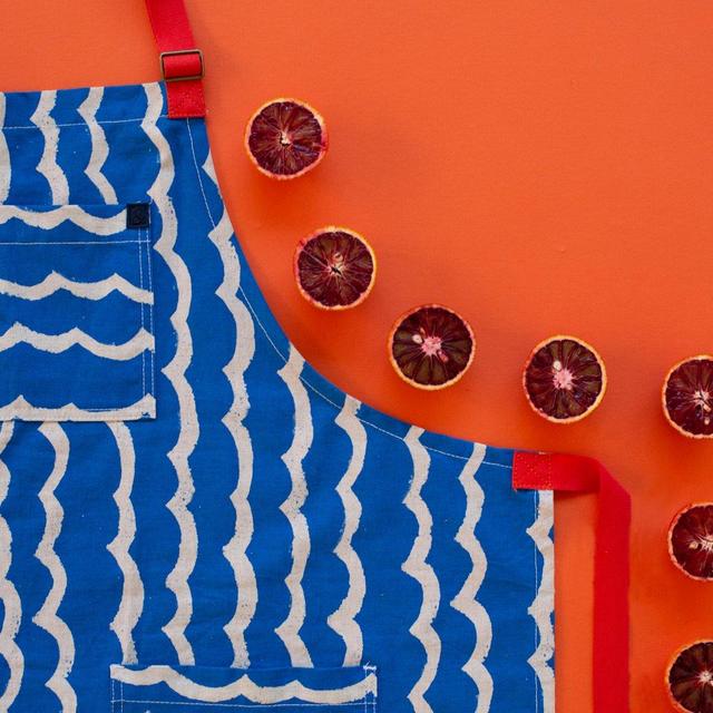 Hedley & Bennett Sea Wave Classic Apron