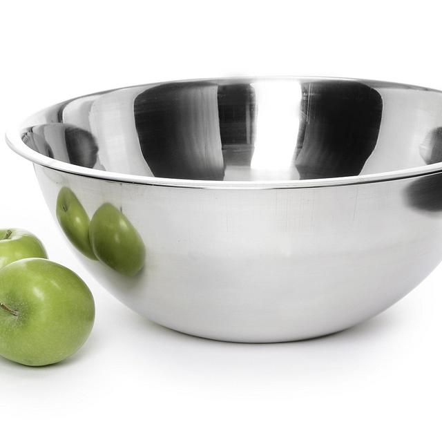 Stainless Steel Mixing Bowl - Premium Polished Mirror Nesting Metal Bowl for Cooking and Serving, Stackable for Convenient Storage 1175 (5 Quart)