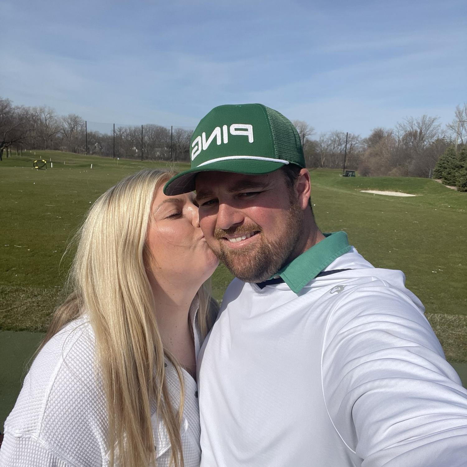 We promise that Matthew doesn't take Katie to the golf course for every date they go on!