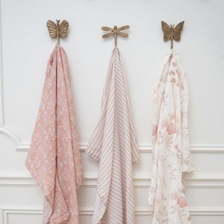 Violet Assorted Swaddle Blanket, Set of 3