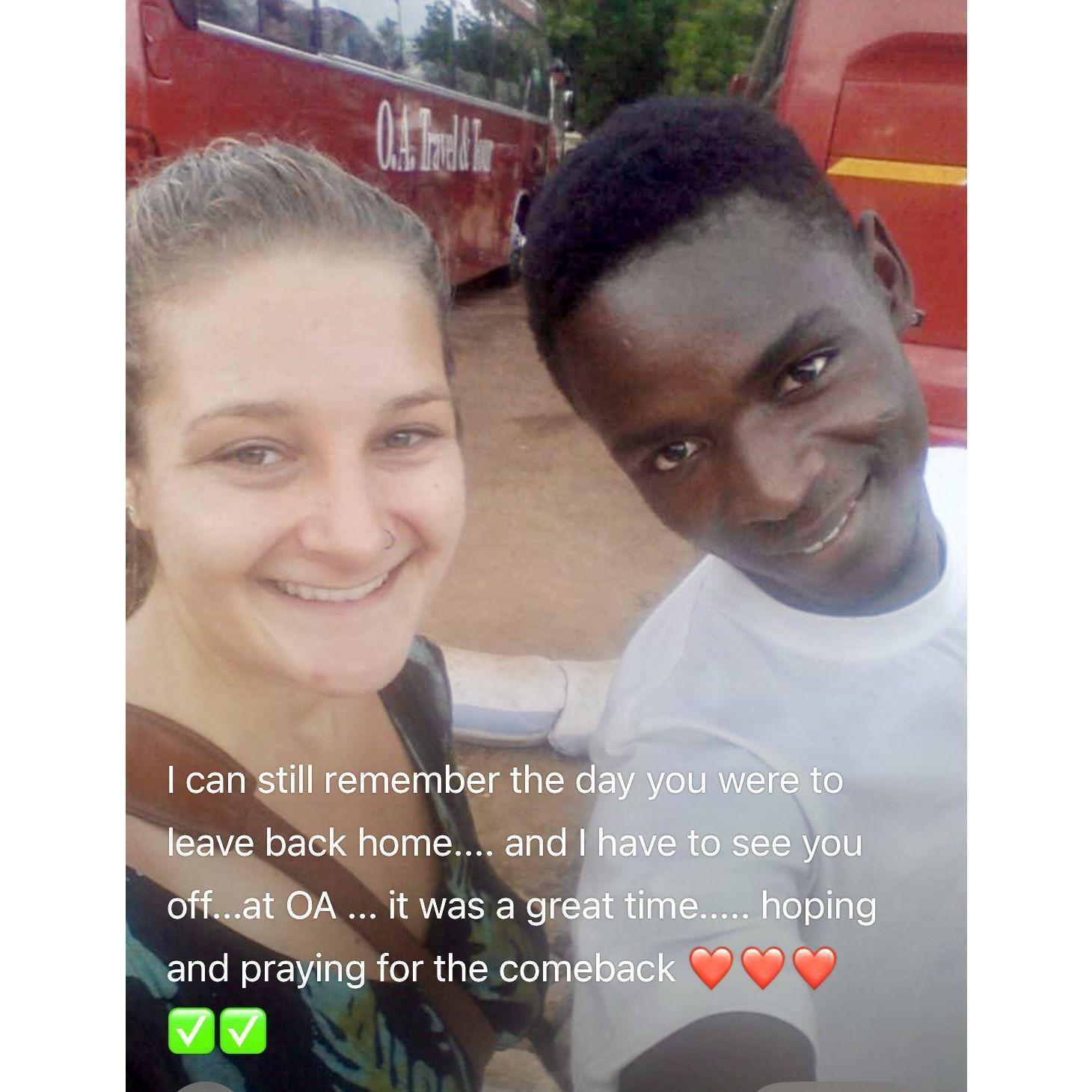 The First Goodbye: 2016, right before Kristen left the Upper West of Ghana to return to the U.S. after two years of Peace Corps Service.