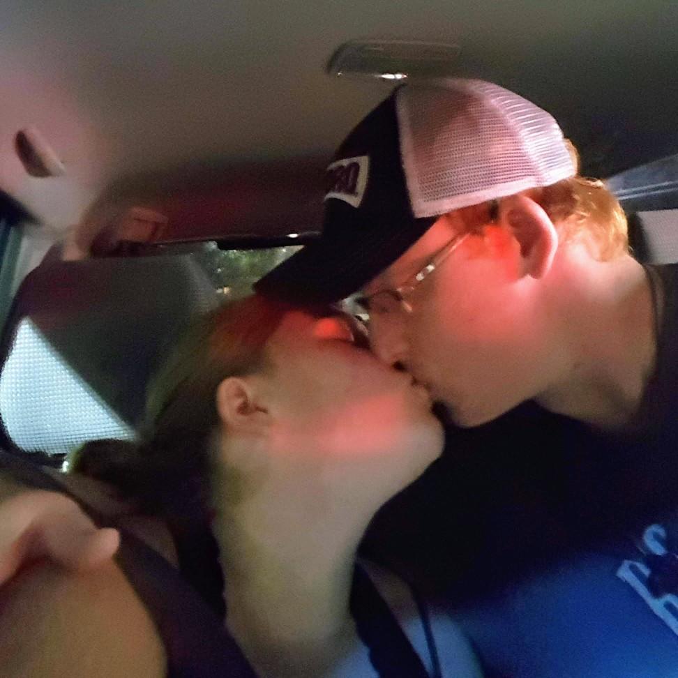 Brendan had to take this picture of us but I have to say I love it
