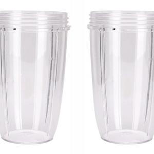 MT - NutriBullet Replacement Cups (Tall - 24-Once) by Preferred Parts | Premium NutriBullet Replacement Parts and Accessories (Pack of 2)
