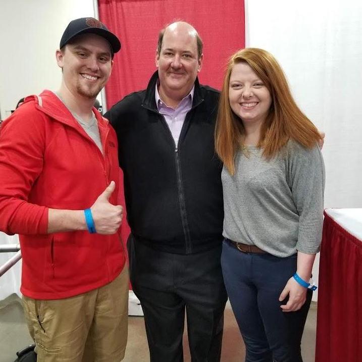 Meeting Brian Baumgartner (played Kevin on The Office).