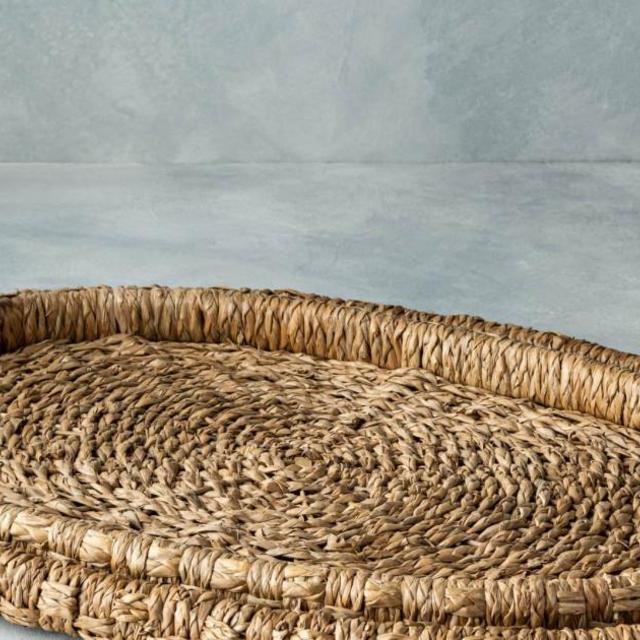 Quinn Oval Woven Tray