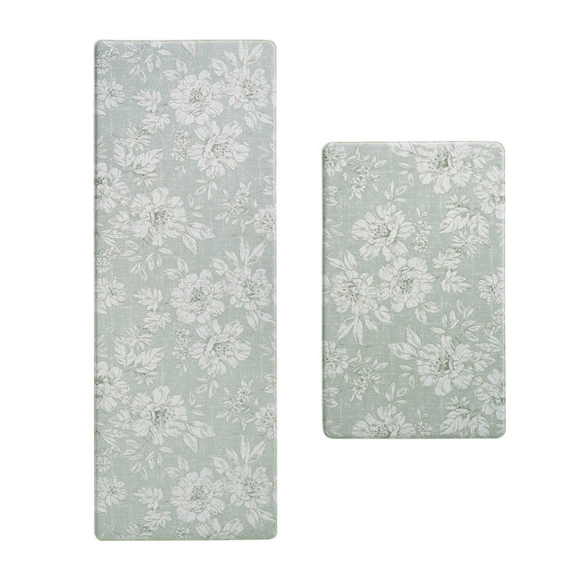 Laura Ashley Iris Anti-Fatigue 2-Pc. Wellness Mats
