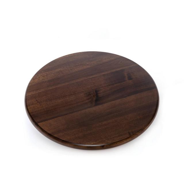 15" Acacia Walnut Finish Lazy Susan - Lipper International