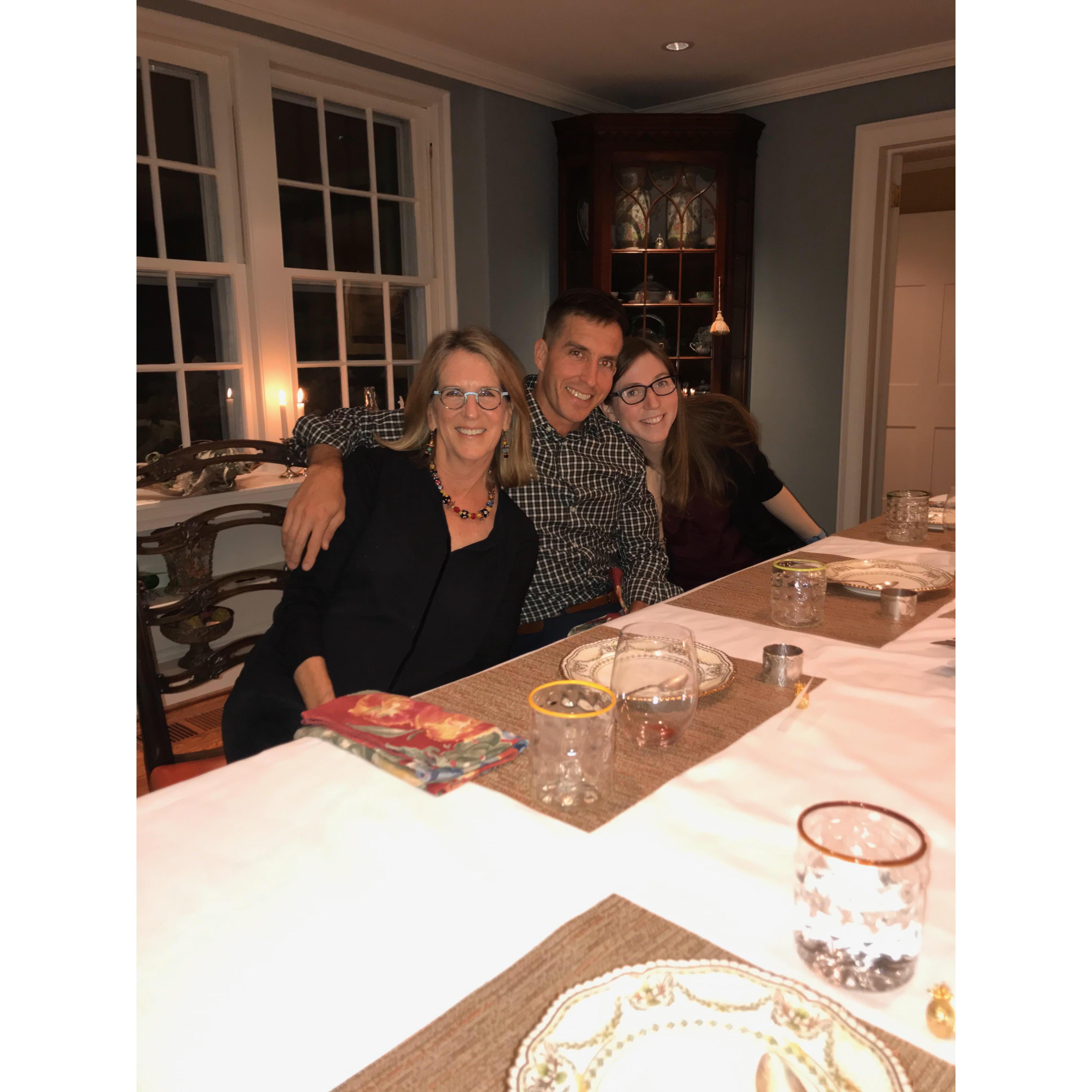 2019 Thanksgiving dinner at the Archers'