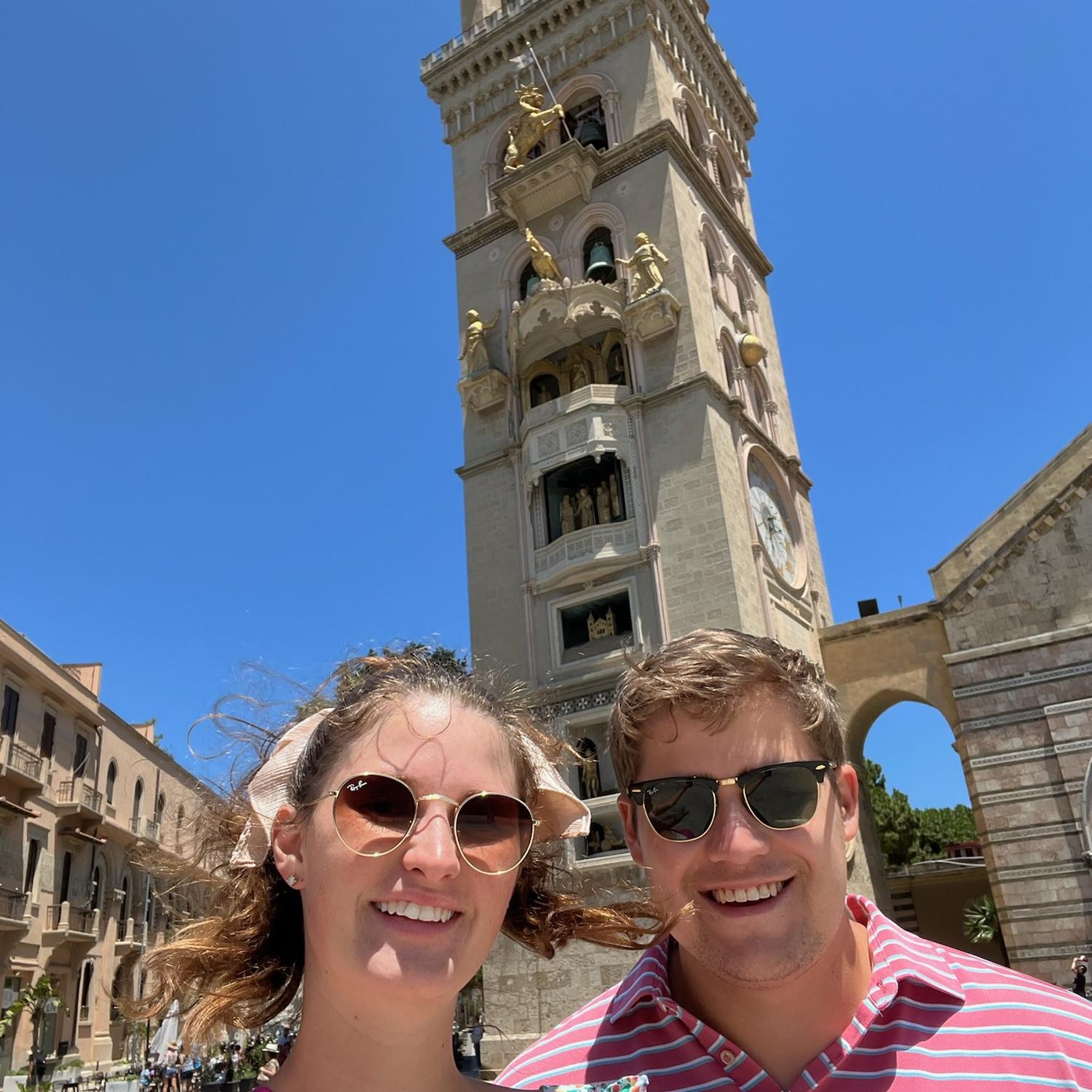 Astronomical Clock Tower in Messina (Sicily), Italy