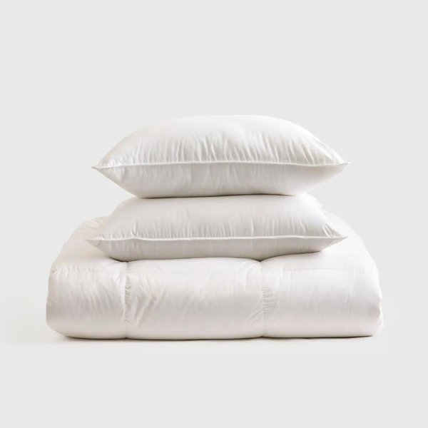 Quince Luxe Goose Down Essentials Bundle - White, King