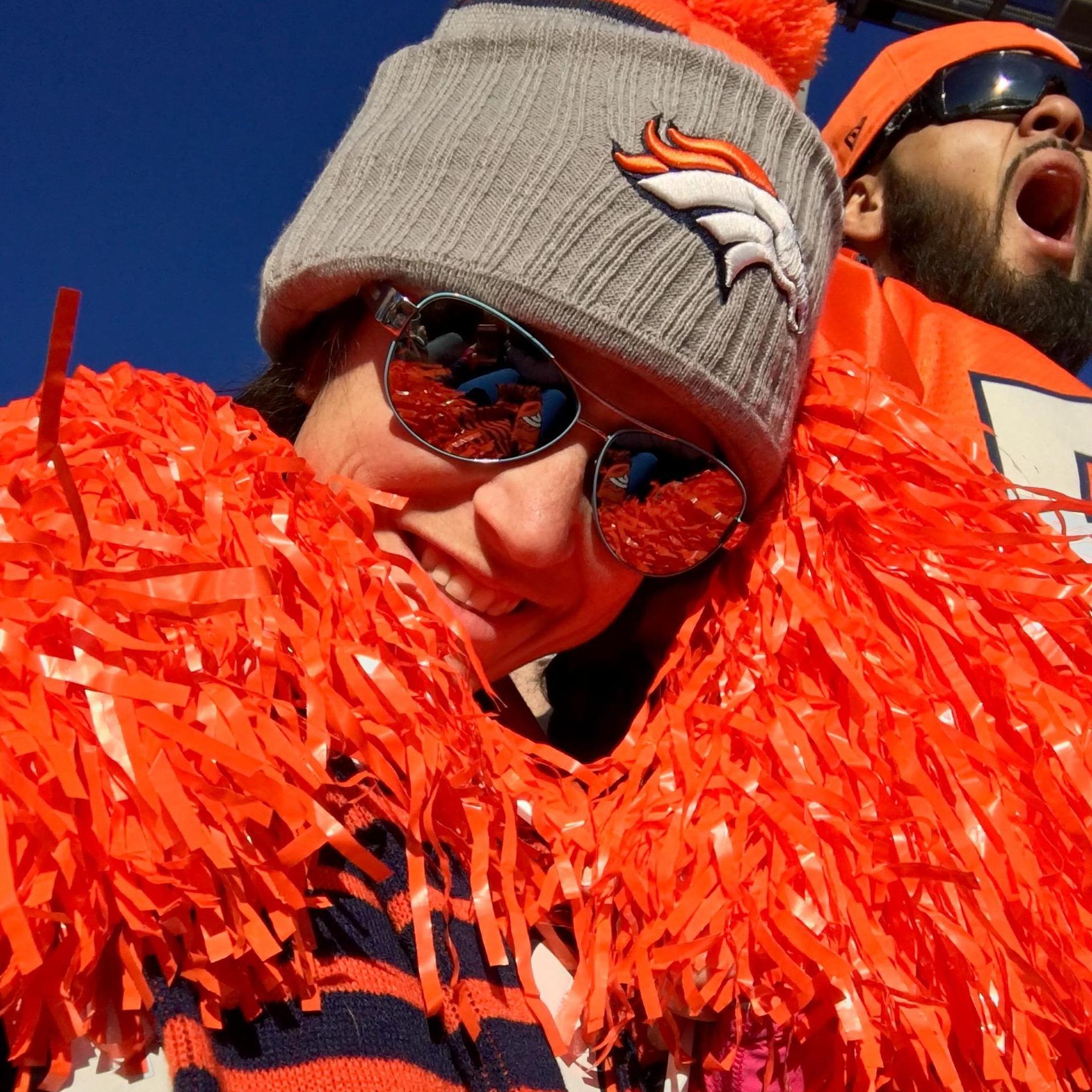 Bc everyone know how much Ryan loves the Broncos- we went to a playoff game for Brittany's birthday one year!