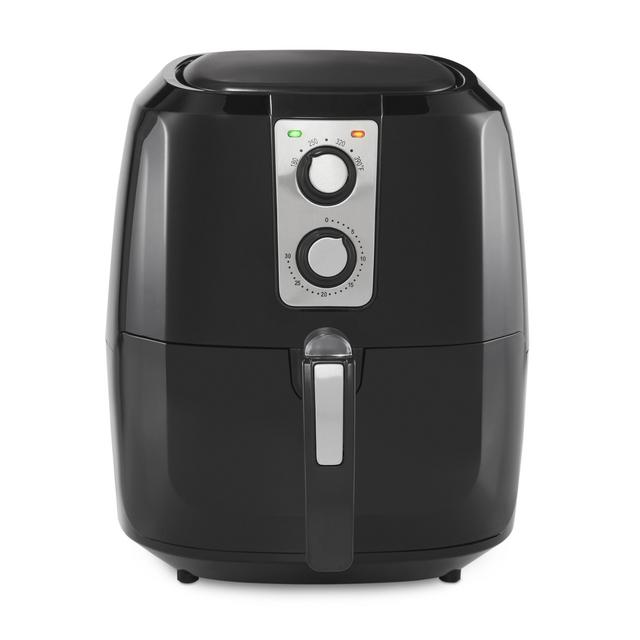 La Gourmet 5.5 Liter Manual Air Fryer, Black