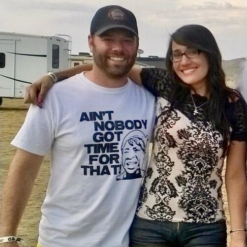 Gettin' our 'country on' at The Mountain Home Music Festival (aka Dirt Stock) in 2016.