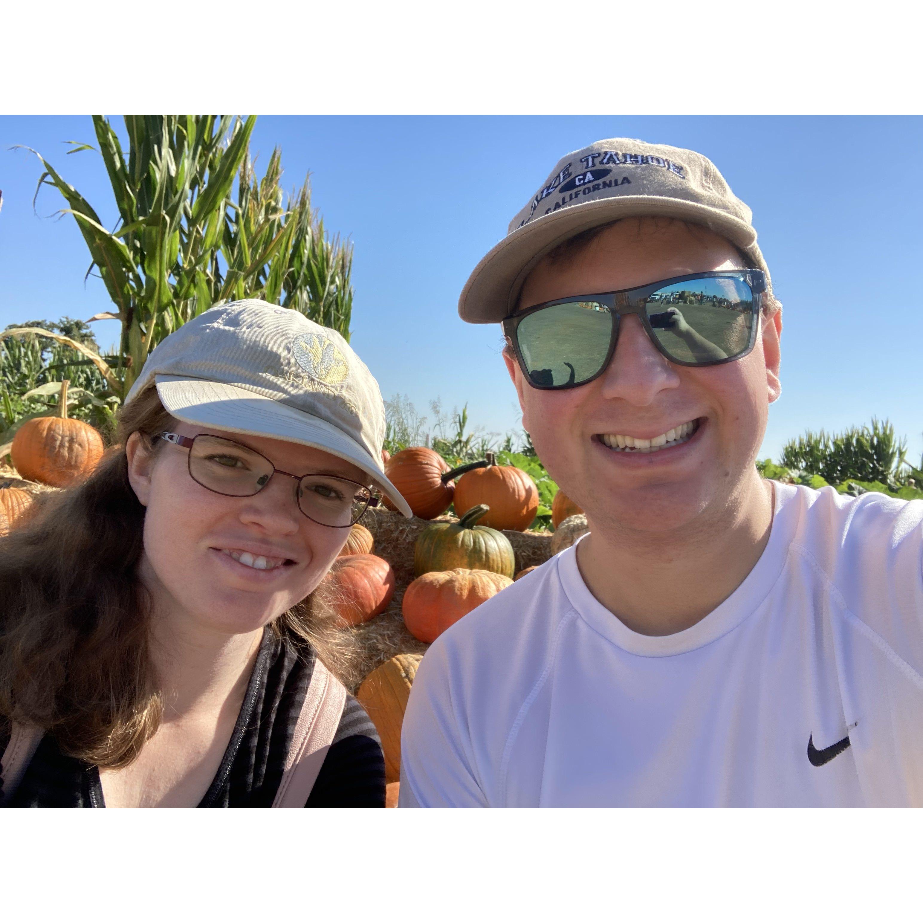 First corn maze together. We only had to call Search and Rescue twice!