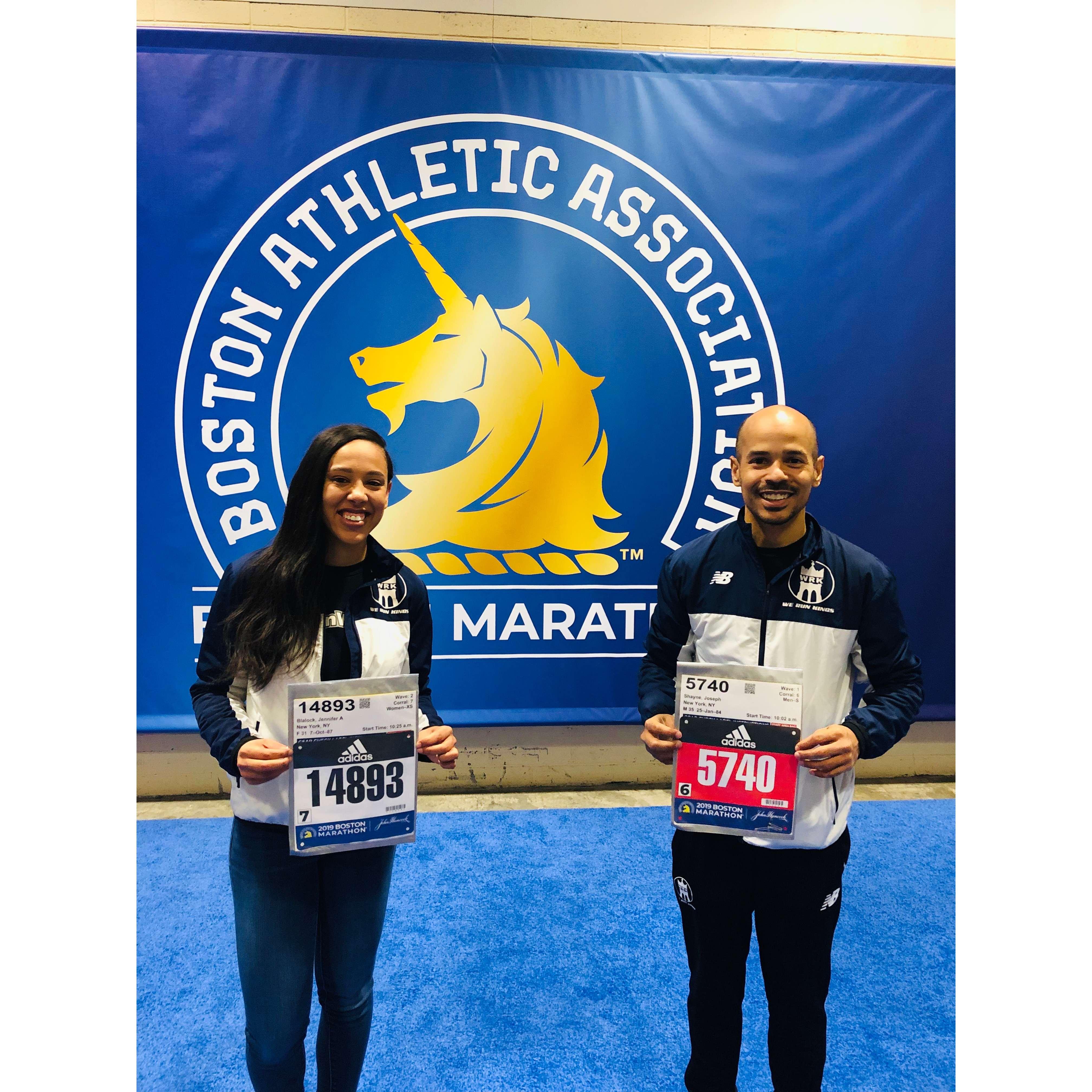 They both qualified and ran the 2019 Boston Marathon #blackunicorns