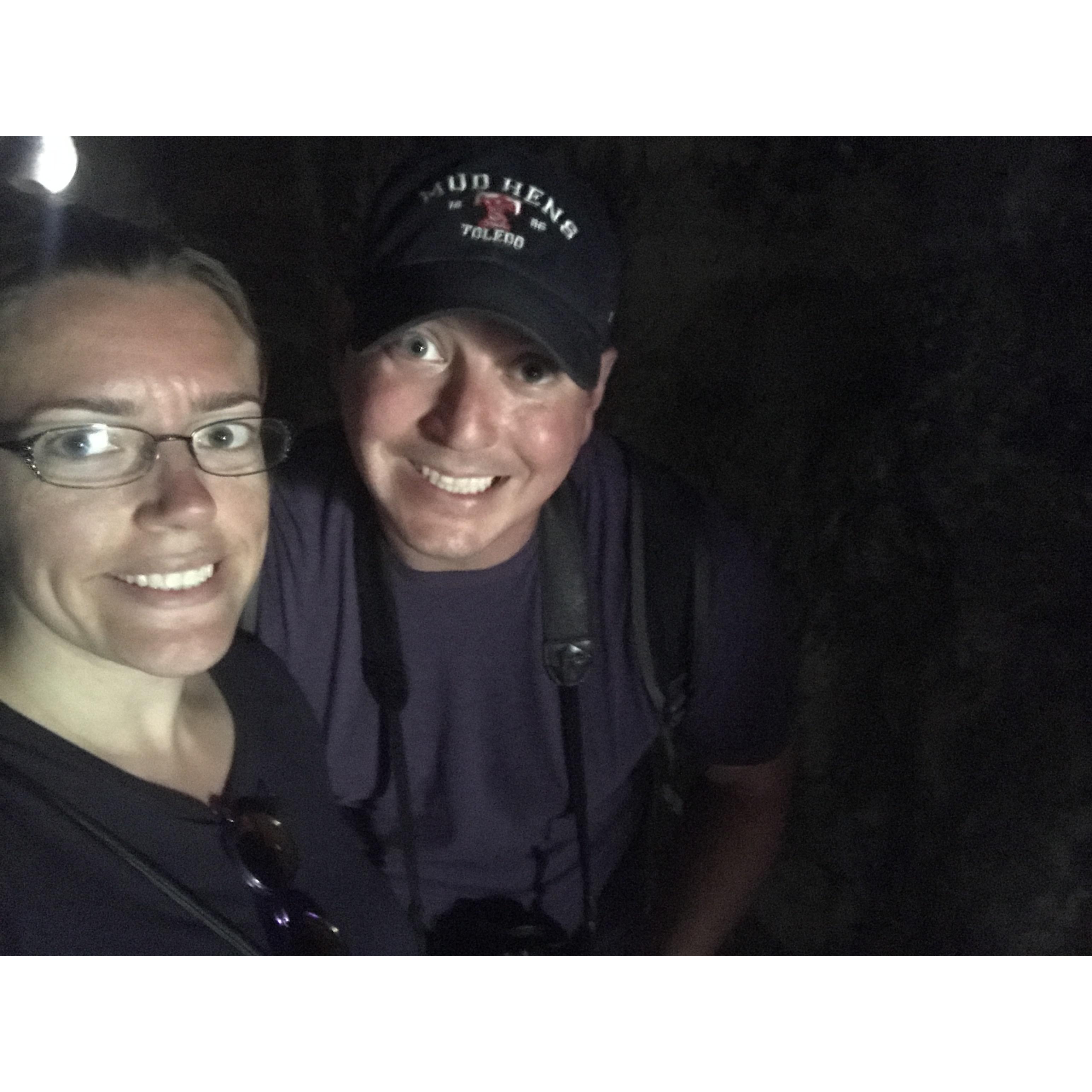 In a cave in Luxembourg