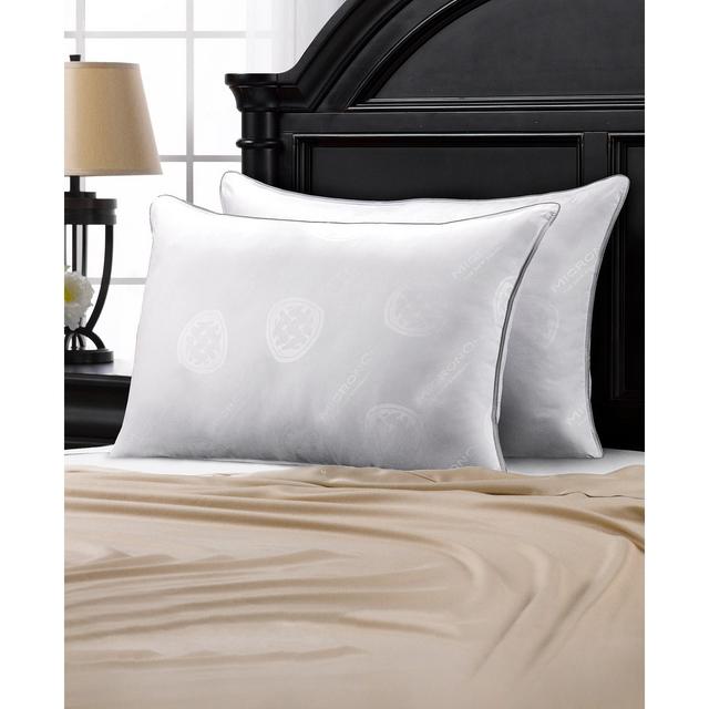 Soft Allergy, Dust Mite and Bed Bug Free Stomach Sleeper Pillow with MicronOne Technology Set of Two - King