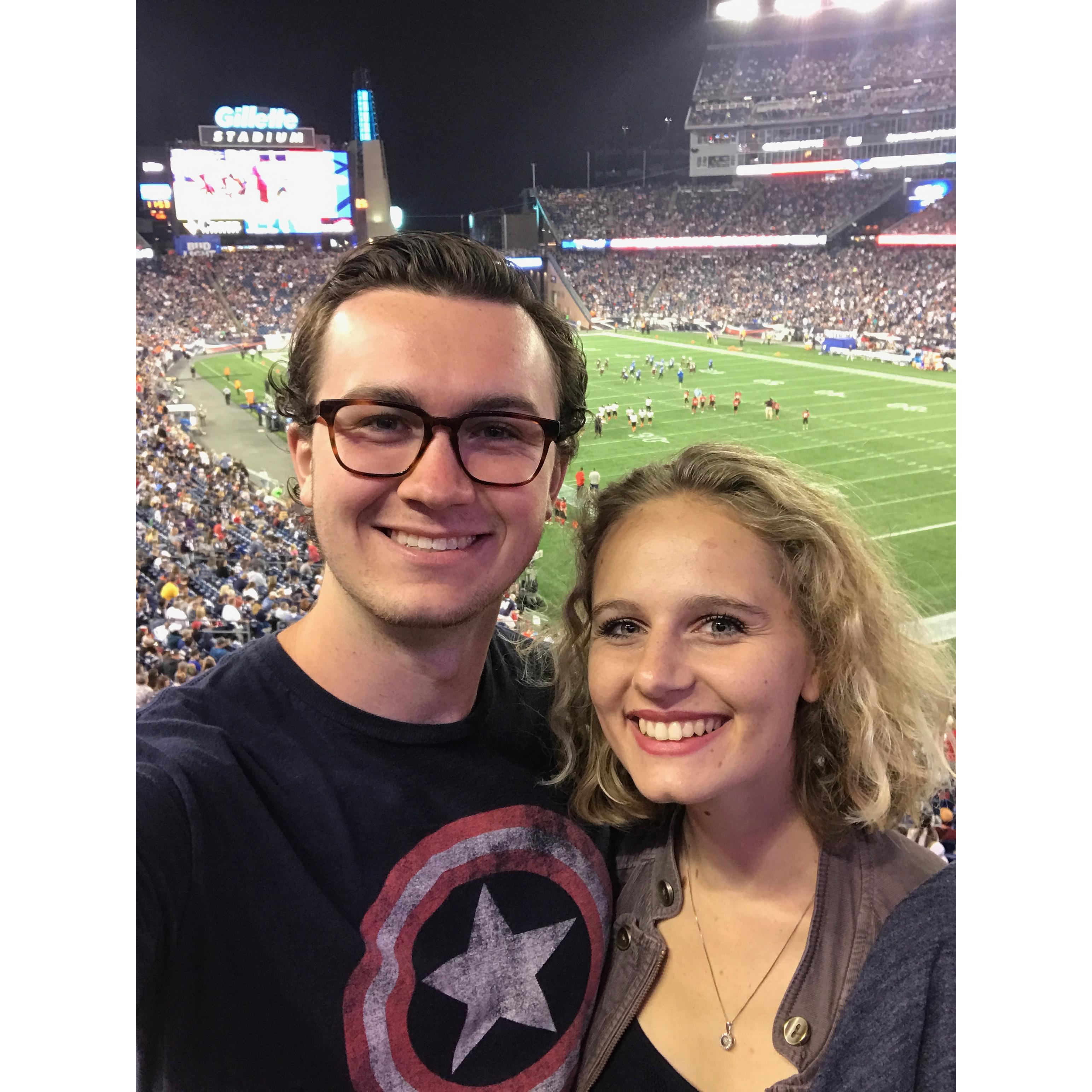 Patriots game. (2017)