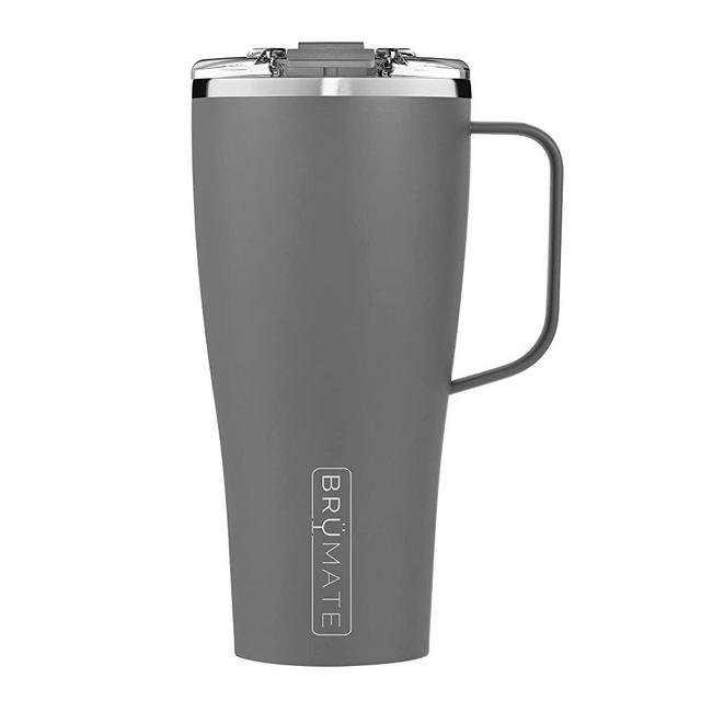 BrüMate Toddy XL - 32oz 100% Leak Proof Insulated Coffee Mug with Handle & Lid - Stainless Steel Coffee Travel Mug - Double Walled Coffee Cup (Matte Gray)