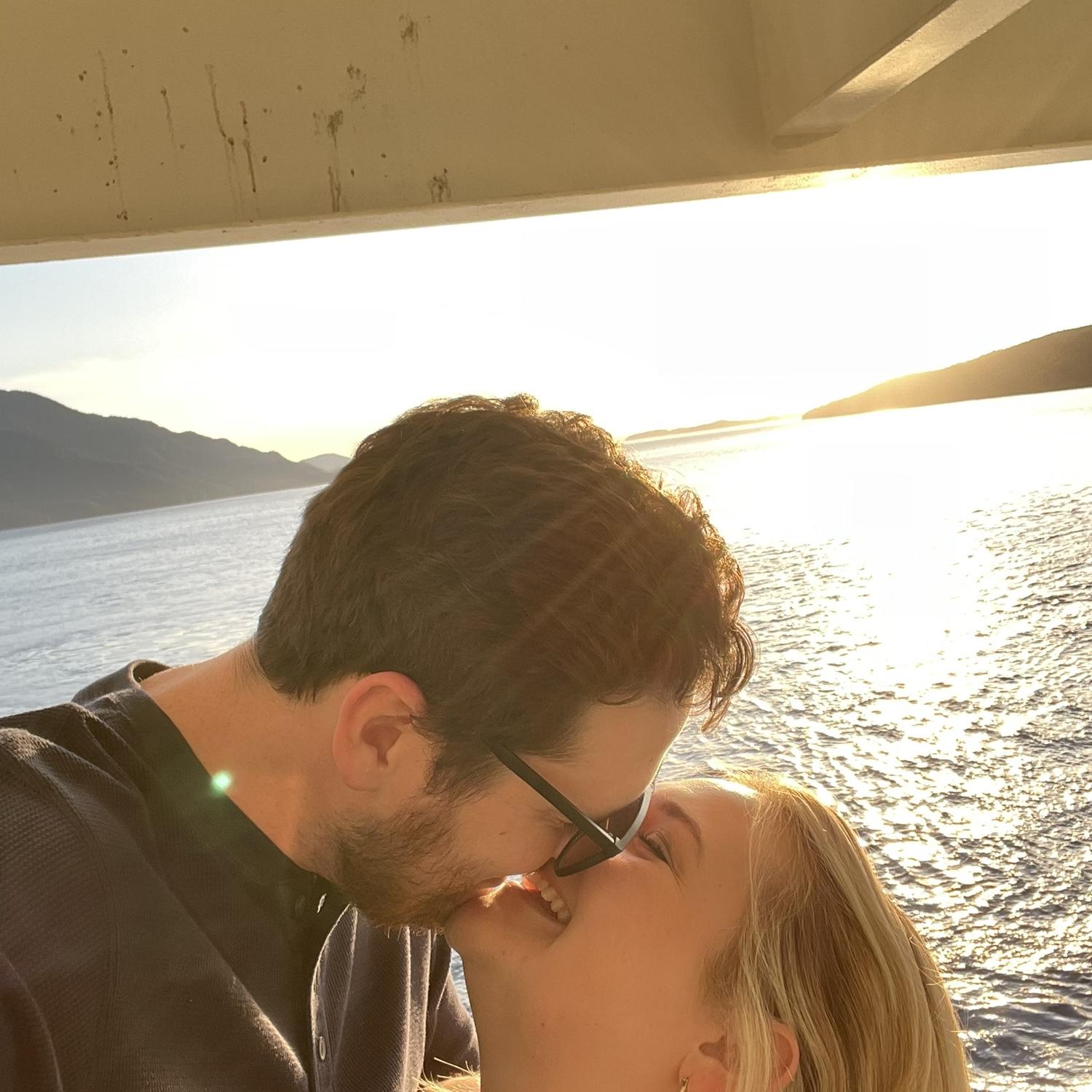 Our favorite photo of the two of us! No better backdrop than Alaska!