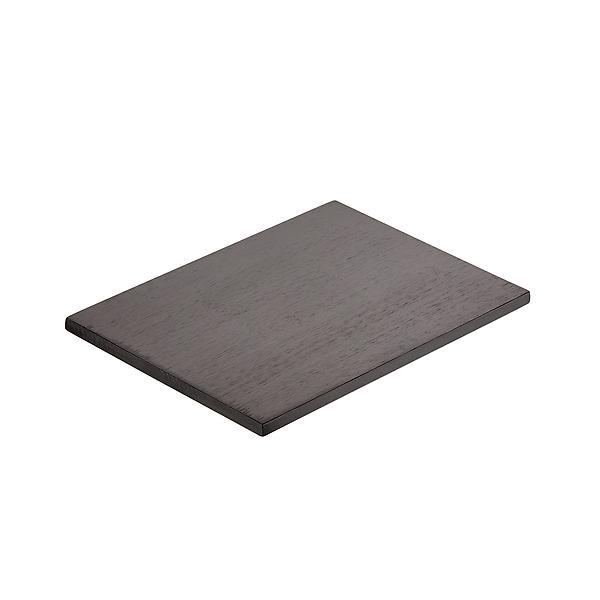 The Container Store Small Artisan Bamboo Lid Black