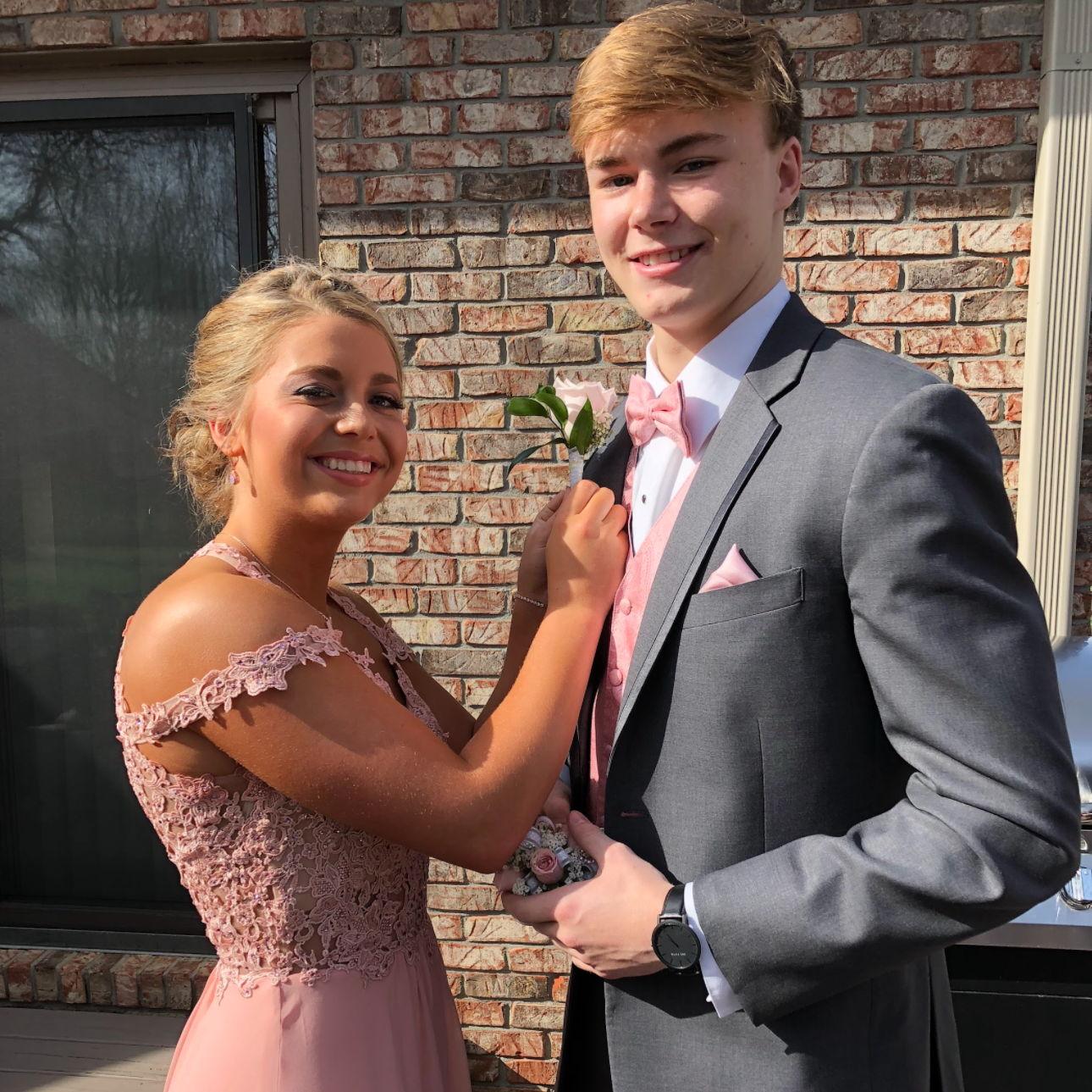 Sarah's junior prom