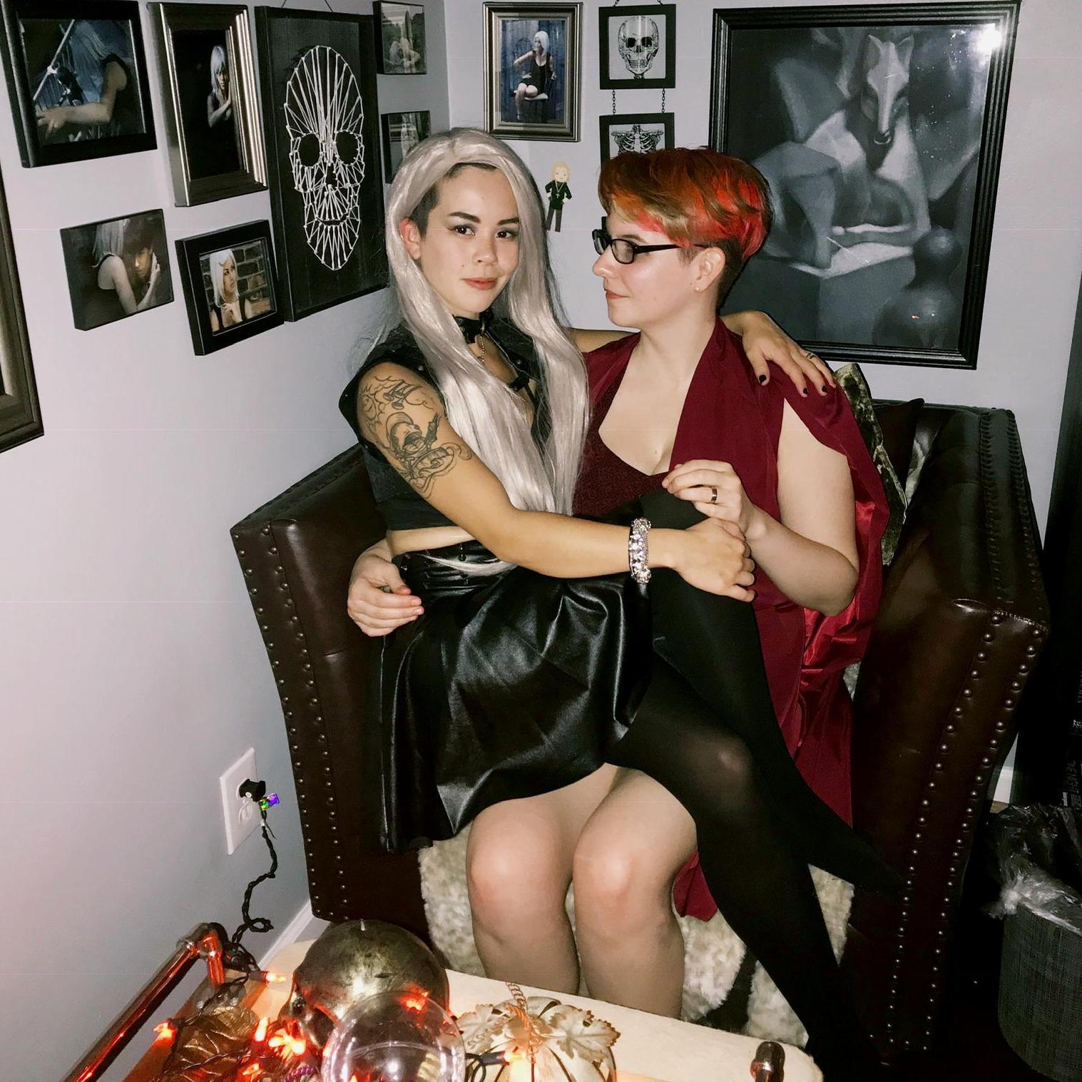 Halloween 2018, dressed as characters from Ace’s favorite book series.