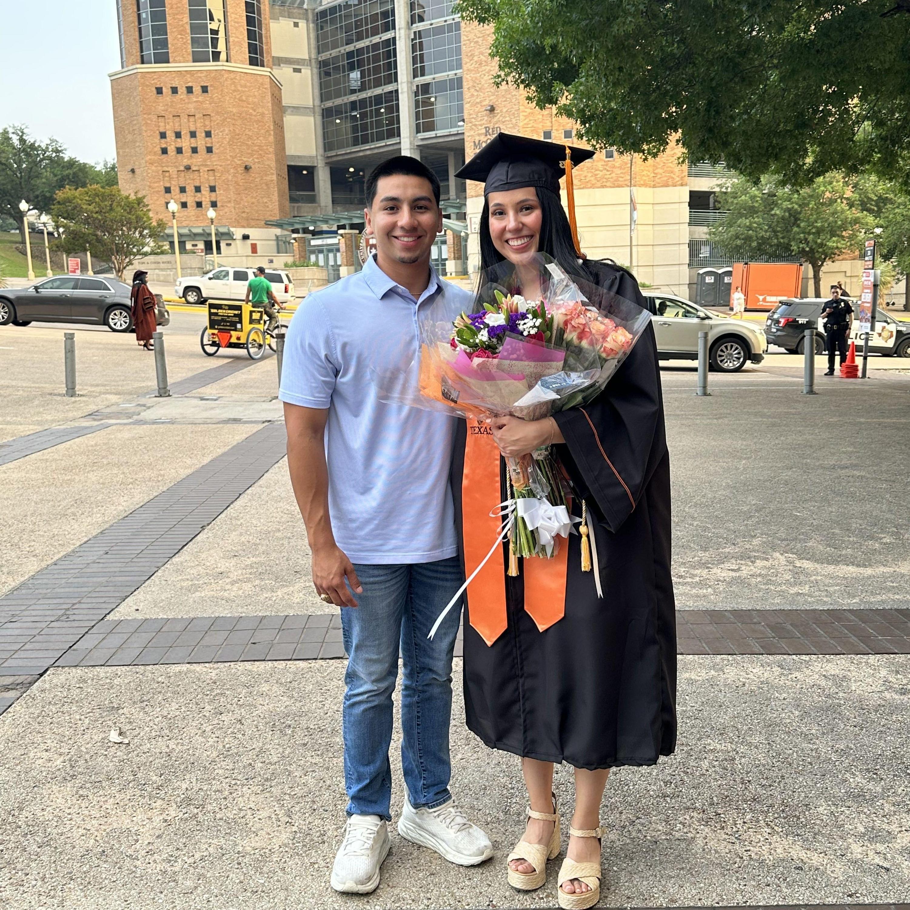 At Madison's graduation! - May 2023