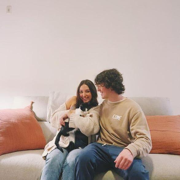 At the end of 2023 - we moved into our first apartment together. Along with our cat, Miso!