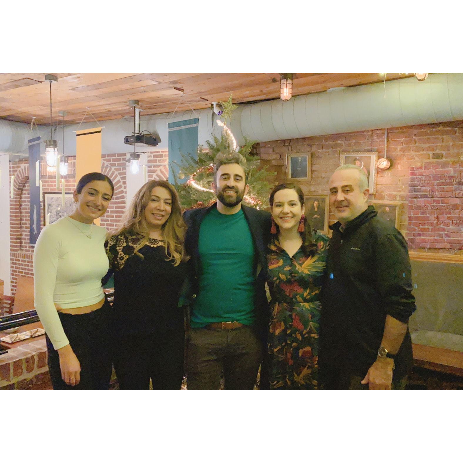 Cyrus's family celebrated with us at the surprise party he threw!