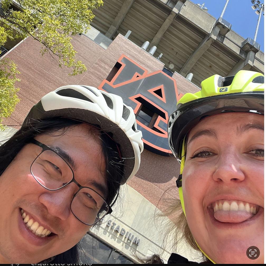 Matt's first trip to Auburn! 2024