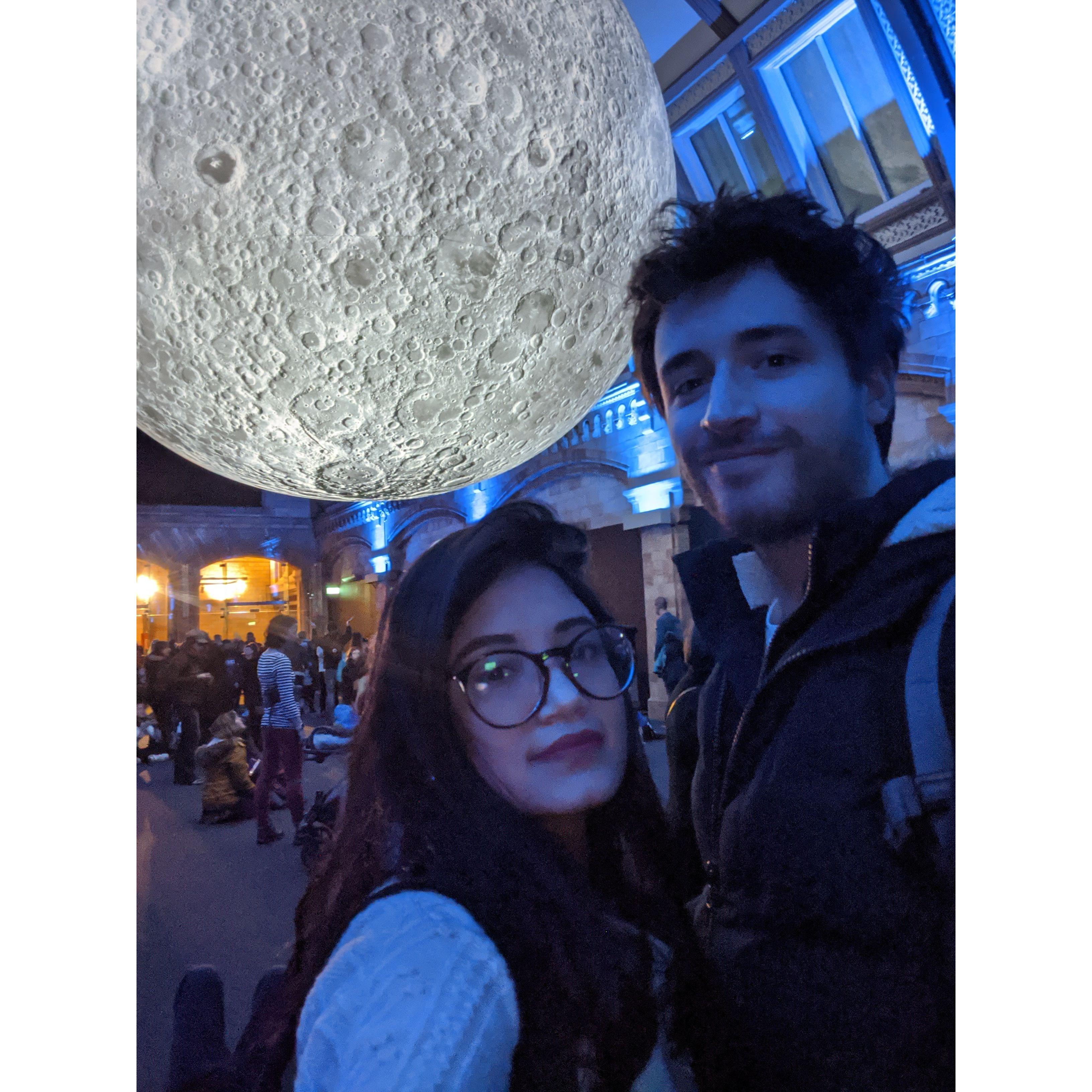 A trip to see the moon on Charlie's birthday.