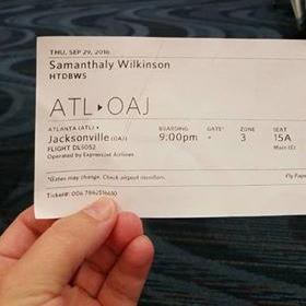 Sam's first trip to North Carolina
