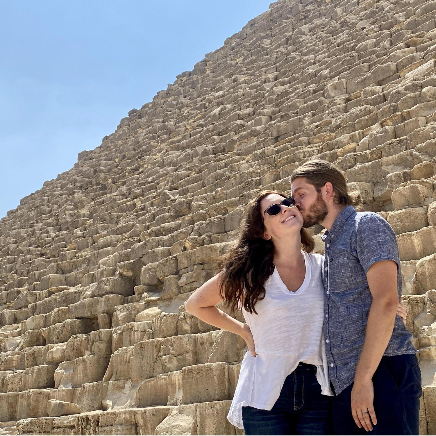 We saw the Giza Pyramids the first weekend after we moved to Egypt!