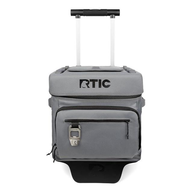 RTIC 40 Can Everyday Wheeled Cooler, Soft Sided Insulated Portable Rolling Collapsible Cooler Bag with Wheels and Handle for Outdoor, Beach, Camping, Sports, Travel, Leakproof