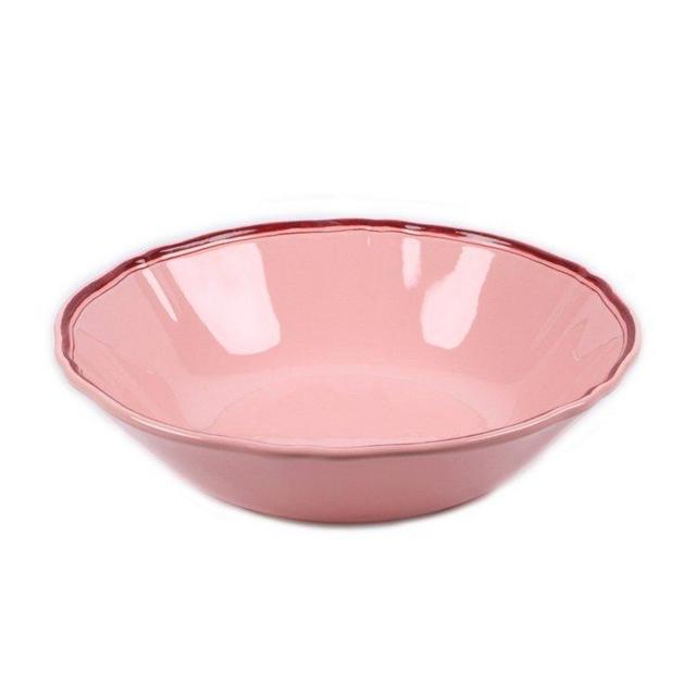 Moda Domus, Large Ceramic Hand-Painted Serving Bowl