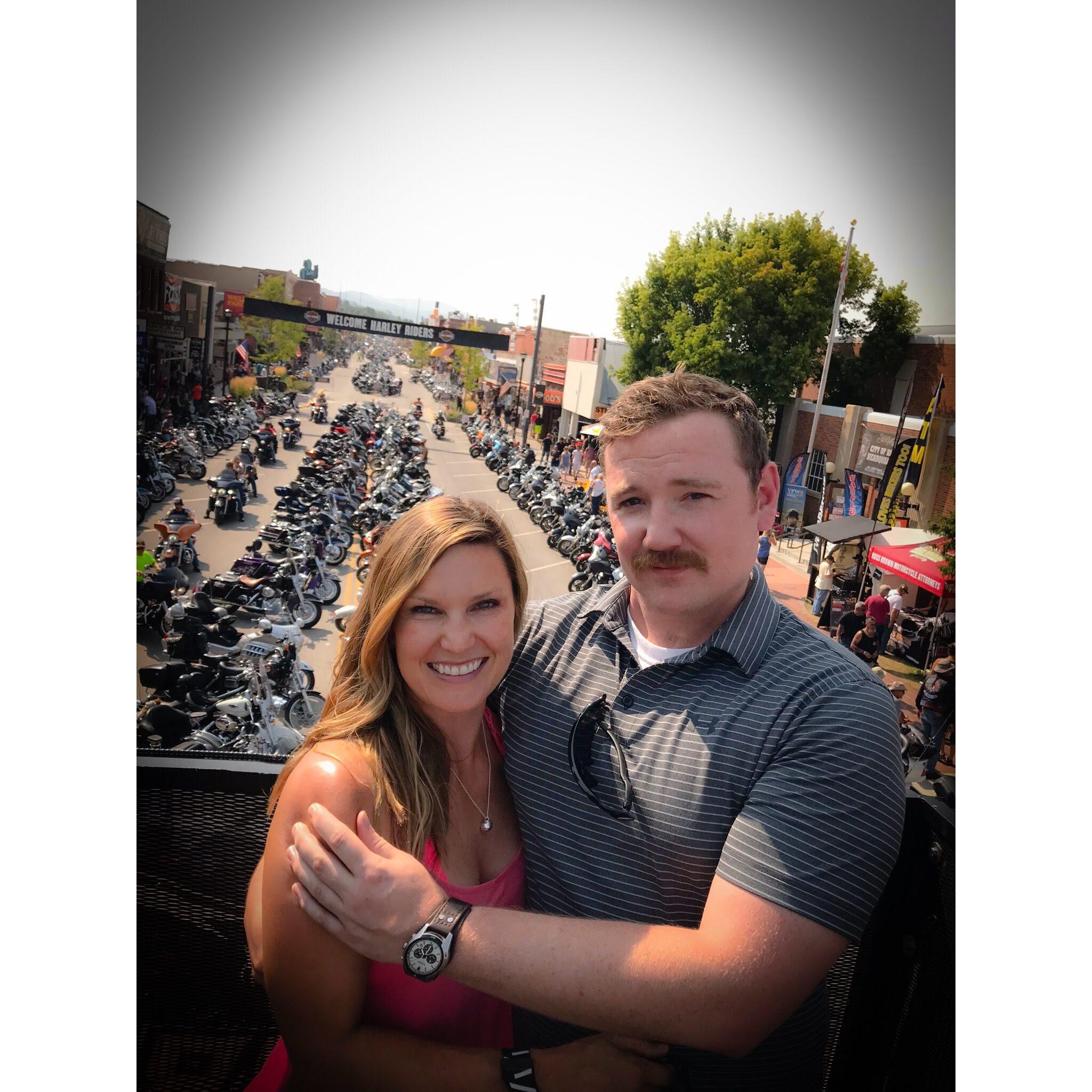 Sturgis South Dakota during the motorcycle rally.