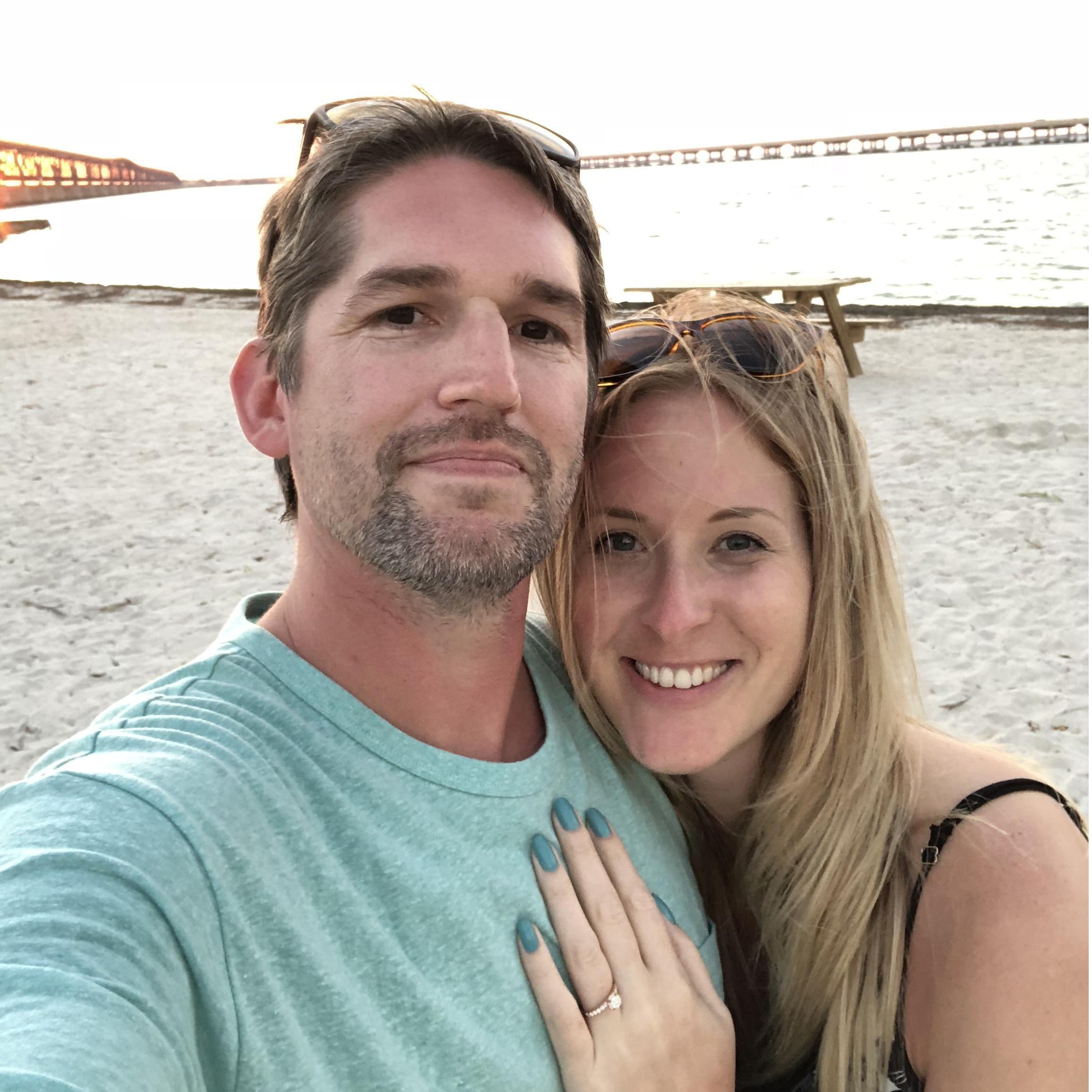 Engaged in the Florida Keys
