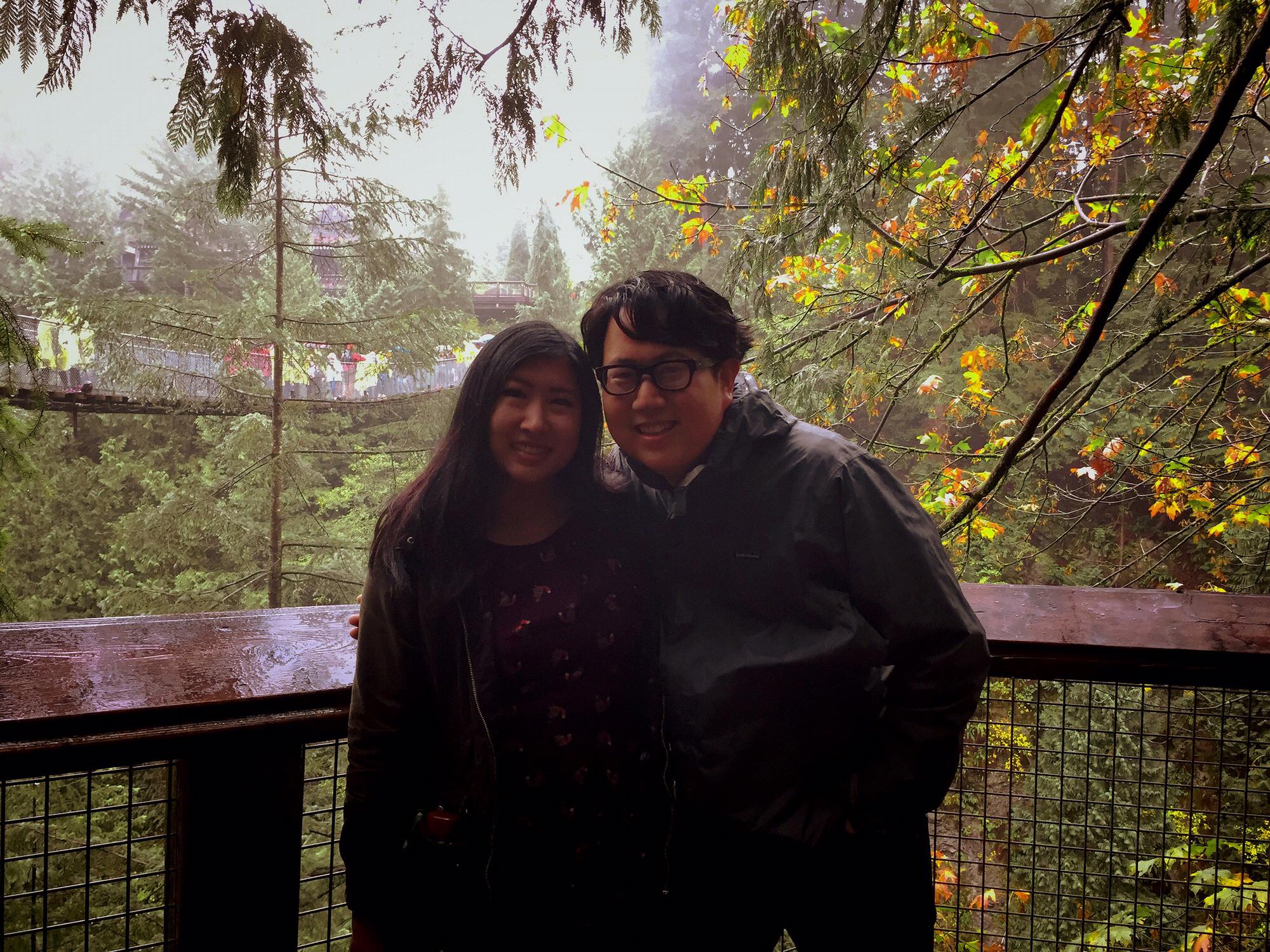 We visited Capilano Suspension Bridge Park in Vancouver