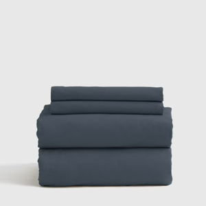 Organic Brushed Cotton Sheet Set - Nightfall, King