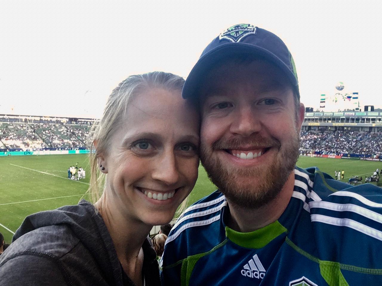 Sounders/Galaxy in Carson, CA.