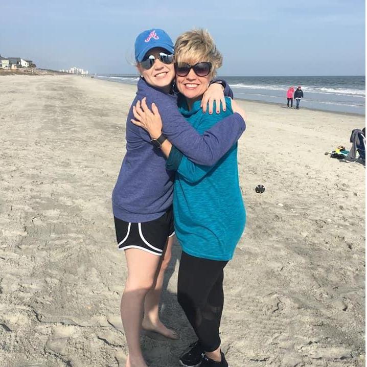 Caroline and her mom, Melanie