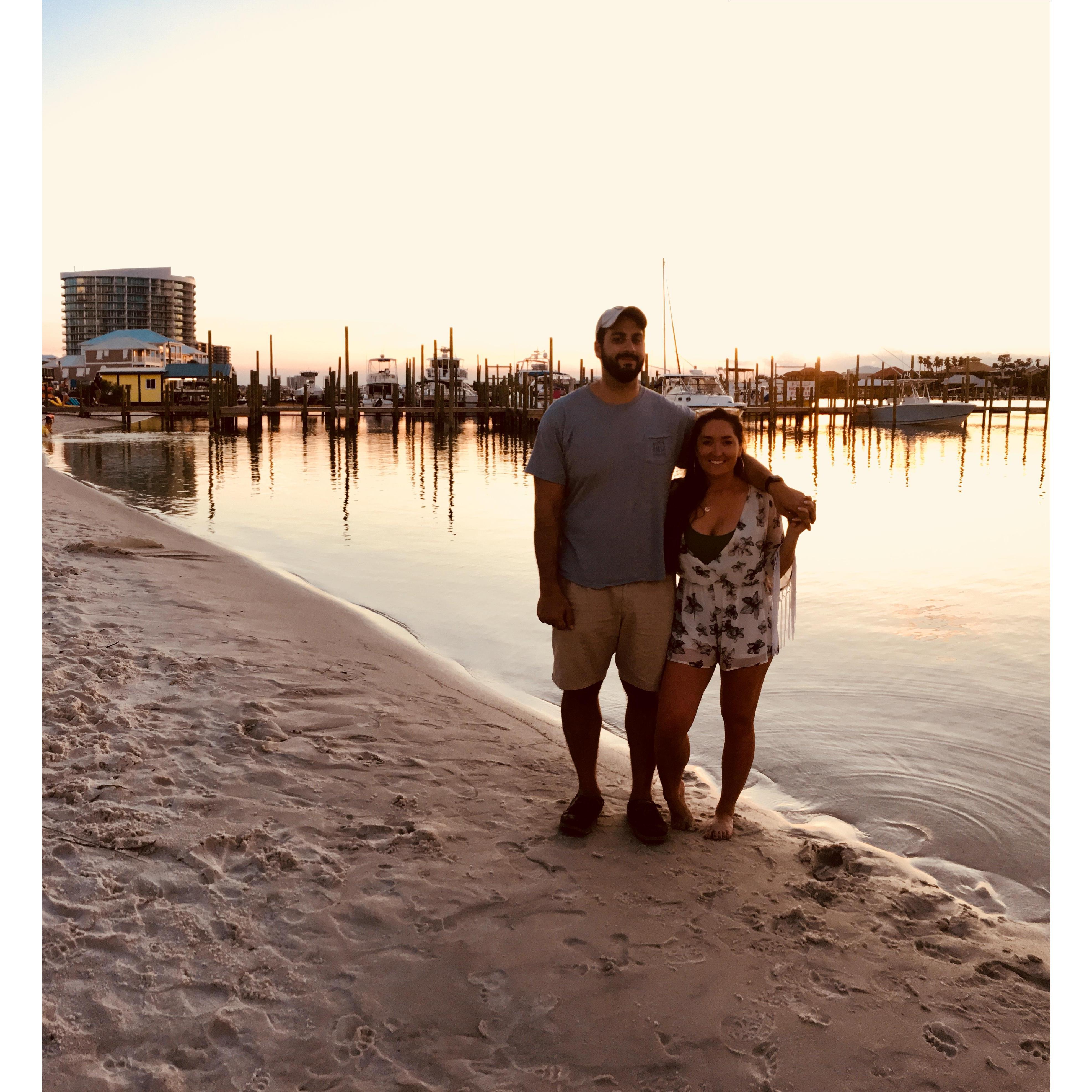 Sunset at FloraBama Yacht Club