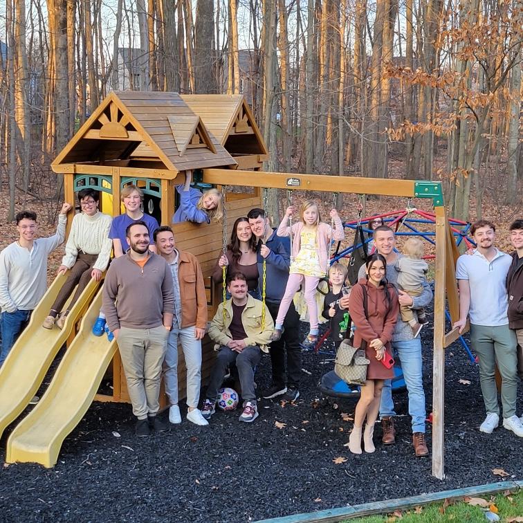 Patrick’s first time in the annual cousin picture!