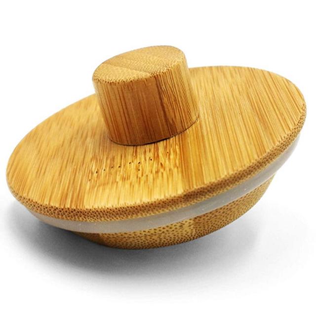 HEXNUB - Bamboo Lid Compatible with Chemex Coffee Makers, Fits All Chemex Cup Sizes, Keeps Coffee Hot, Fits Collar and Handle Carafes, Fits All Bodum and Coffee Gator Sizes, Pour Over Coffee Brewing