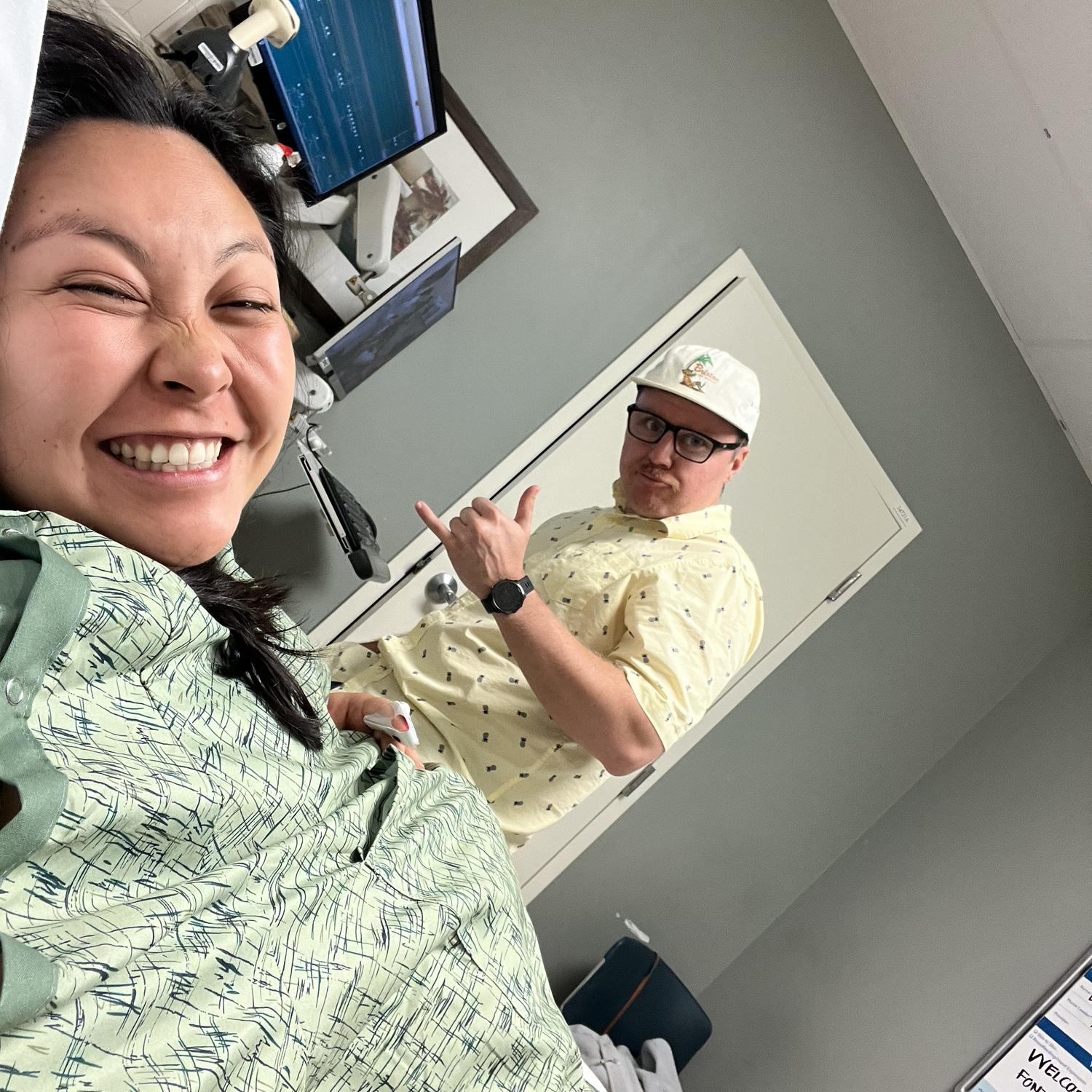 Hours away from meeting Mr. Hank!