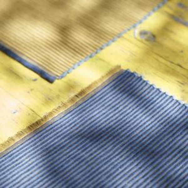 Albers Placemat - Denim/Ochre